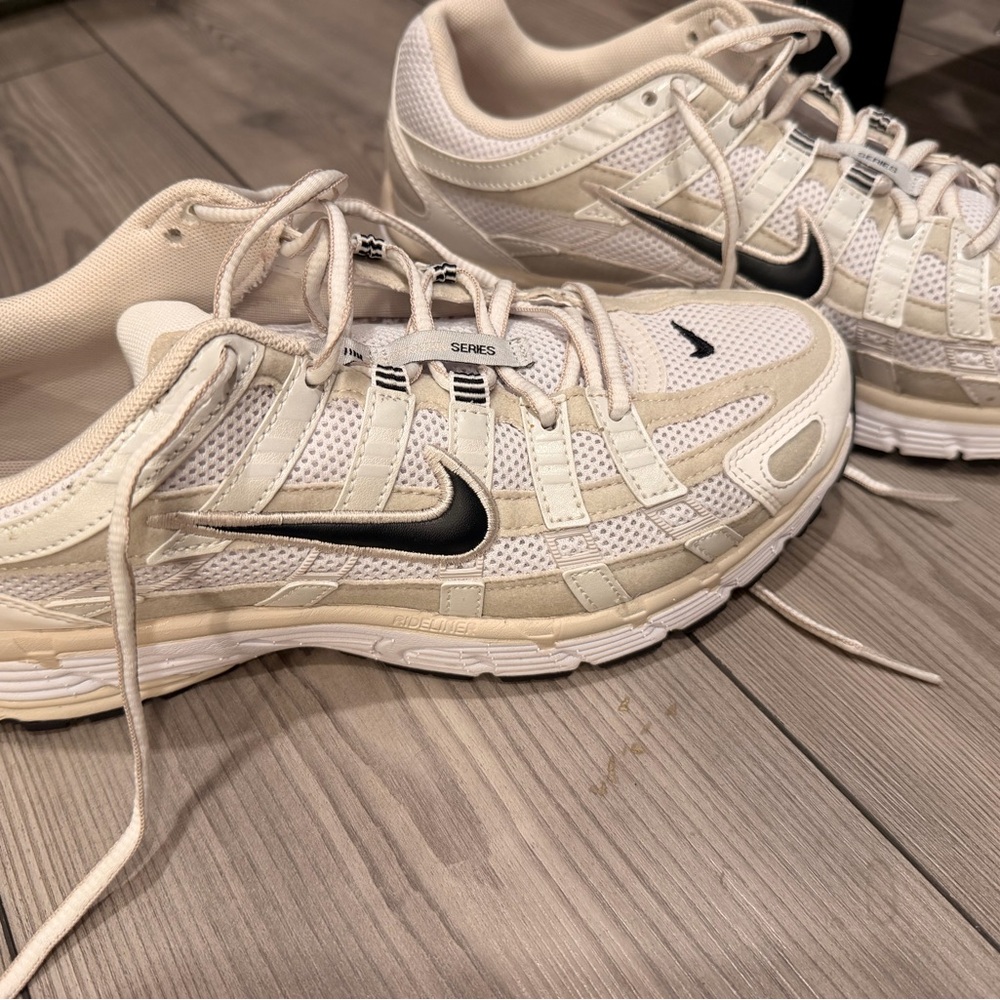 Women’s Nike P-6000 Cream/Black Athletic Sneaker - Picture 2 of 4